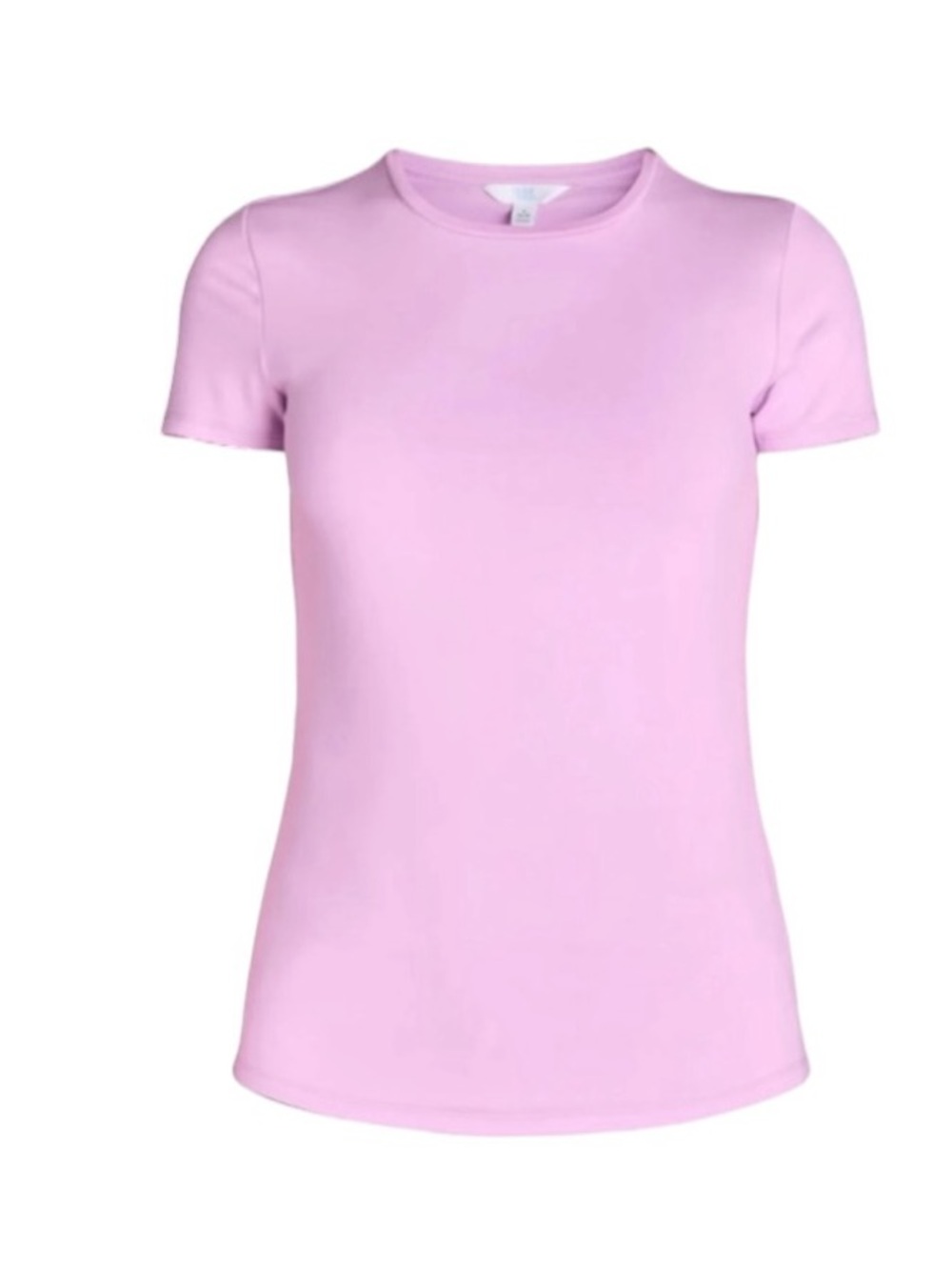 Time and Tru Women's Smoothing Crewneck Short Sleeve Fitted Tee EUC